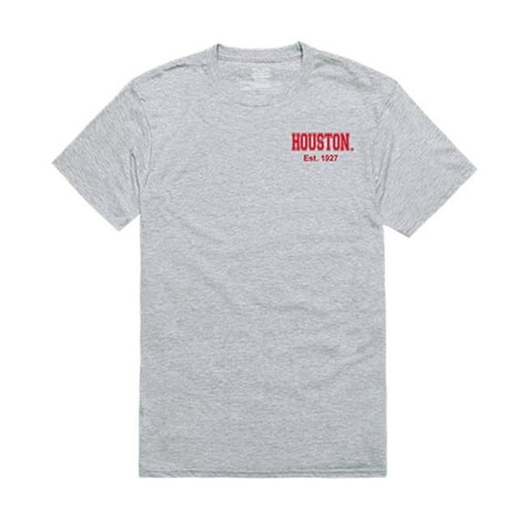 W Republic Apparel 528-123-HGY-01 University of Houston Mens Practice Tee, Heather Grey - Small