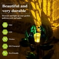 thumbnail image 4 of Waitmin Solar Battery Blue Metal Wind Spinners Solar Lights, 4 of 7