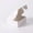 White, variant on 100PC Paper Box Creative Jewelry Gift Box Boutique Handmade Flower Decorate Mini 2.16 X 2.16 X 0.98