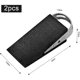 thumbnail image 2 of Rubber door stopper, no punching required, suitable for tile, parquet, carpet etc - black., 2 of 5
