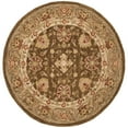 thumbnail image 2 of SAFAVIEH Anatolia Venice Traditional Wool Area Rug, Brown/Green, 8' x 8' Round, 2 of 7