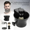 thumbnail image 1 of Fdit Ensemble de Brosses à Raser 3 en 1 avec Support de Brosse et Bol à Savon Kit de Rasage pour Hommes, Support de Brosse, Kit de Brosses à Raser, 1 of 10