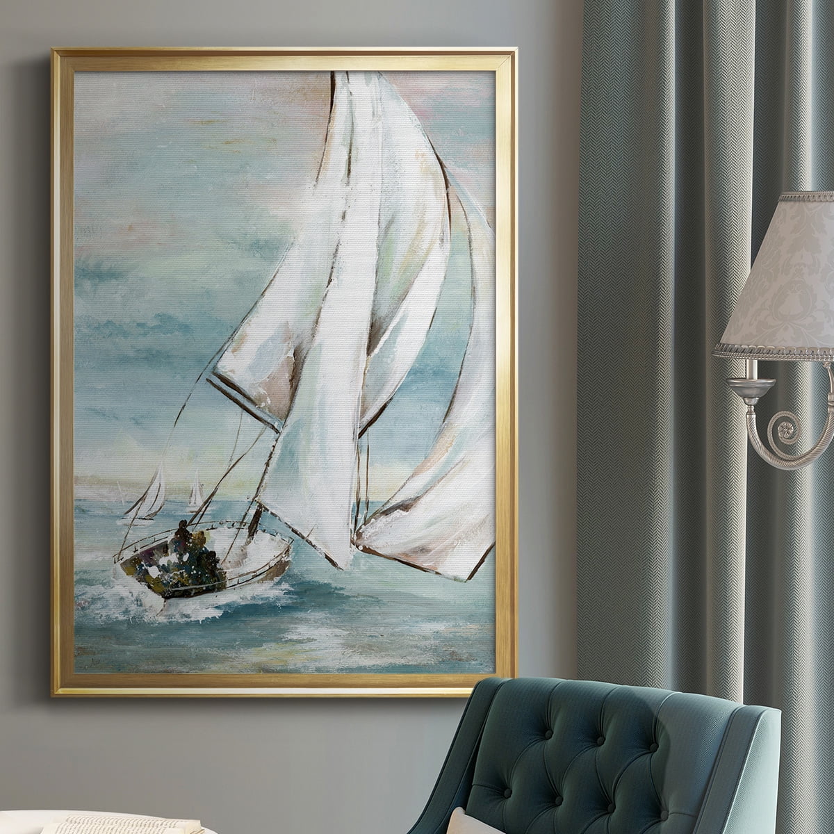 Setting Sail Premium Classic Framed Print - Ready to Hang