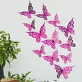 thumbnail image 1 of Lefu 12 pcs 3D Butterfly Wall Stickers Room DIY Decal Home Decor Multiple Colour, 1 of 5