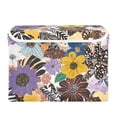 thumbnail image 7 of Yayeee Collapsible Cube Storage Bin with Lid Fabric Closet Decorative Basket with Handles, Colorful Flowers, 7 of 7