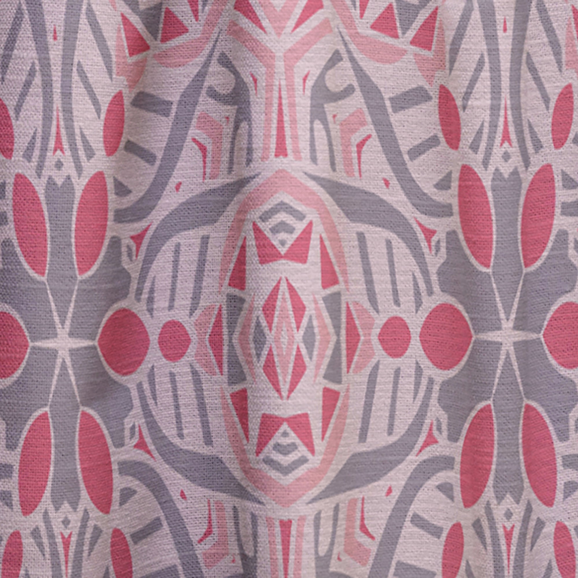 Designart 'Spheres Pink V' Bohemian & Eclectic Curtain Panel
