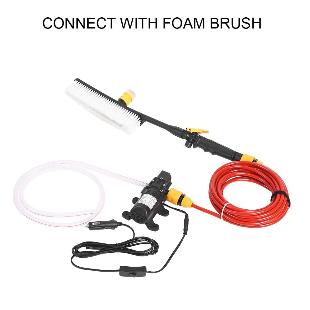 HERCHR 12V 70W High Pressure Car Washer Cleaner Water Wash ...