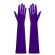 thumbnail image 4 of Guantes de moda para mujer, de satén y terciopelo, para noche, largos, para bolso, mitones de mujer, 4 of 4