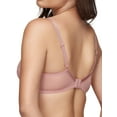 thumbnail image 3 of Deyllo Women's Sexy Lace Push Up Bra Full Coverage Unpadding Plunge Unlined See Through Underwire Support Brallets,Light Purple 32C, 3 of 4
