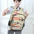 thumbnail image 6 of FORMRS Unisex School Backpack 17" Student Travel Bag with Laptop Compartment, Flying Planes, 6 of 7