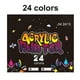 thumbnail image 2 of Marcadores acrílicos de punta suave de doble punta para niños, resistentes al agua, juego de 12 rotuladores de 24 crayones para dibujar y garabatear, bolígrafo de 2 ml., 2 of 9