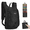 Black, variant on LAIMEIWEE Small Hiking Backpack, 13L Lightweight Foldable Travel Backpack for Men Women, Packable Daypack Hiking Bag for Camping Walking,Black