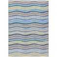 thumbnail image 2 of Addison Rugs Chantille Indoor/Outdoor Transitional Stripes Blue Machine Washable Rectangle Rug, 5' x 7'6", 2 of 8