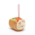 thumbnail image 4 of Anirollz Ornament Plush Keychain Puppy Burrito Bunny Hot Dog Toy 3" Set B, 4 of 5