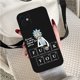 thumbnail image 1 of funda suave iphone 11 12 mini pro max se 2020 carcasa ws236 rick y morty silicona teléfono caso, 1 of 4