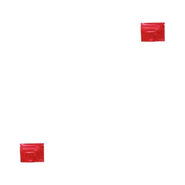 Bolsa de Papel de Aluminio Inteprter 100 Piezas Soportes para Alimentos Rojo 7.5x6.5cm