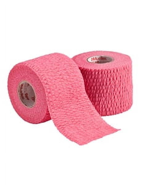 Mueller Tear-Light Tape, Pink, 2" x 7.5 yd, Stretched 24 rolls/cs- Latex Free