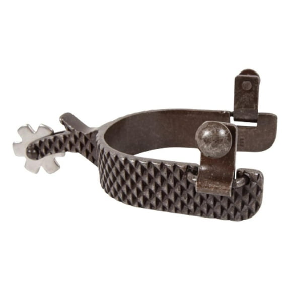 Classic Equine Rasp Spurs 1inch Band with Chap Guard