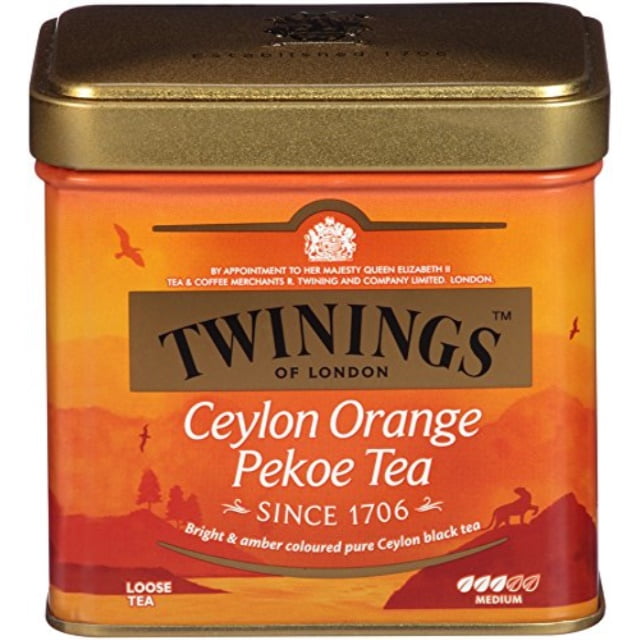 Twinings Ceylon Orange Pekoe Tea, Loose Tea, 3.53Ounce Tins (Pack of 6