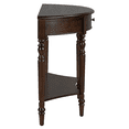 thumbnail image 6 of Tcbosik Half Moon Console Table, Modern Entryway Table with Storage Drawer and Open Shelf, Narrow Sofa Table for Living Room, Hallway, Foyer, Espresso, 6 of 9