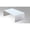 White, variant on Waterfall 12MM Bent Tempered Glass Coffee Table with 8mm Glass Shelf