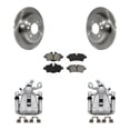 thumbnail image 1 of Transit Auto Rear Disc Brake Caliper Rotors and Semi-Metallic Pads Kit for Car Mini Cooper KC8-100486S, 1 of 11