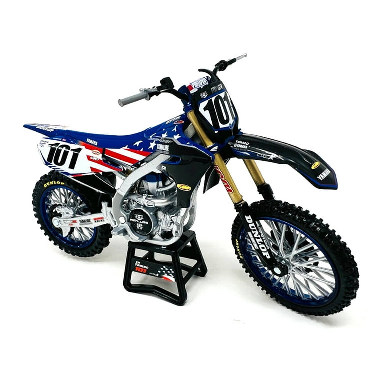 Rollers Dirt Bike Riding 101 Yamaha YZ450F Dirt Bike, 1/12 Scale