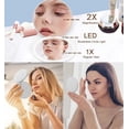 thumbnail image 3 of Espejo Con Led Luz Recargable Para Maquillaje Portatil 1x2 Modelo Rosa, 3 of 4