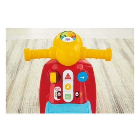 Fisher-Price - Laugh & Learn Smart Stages Scooter - Red/Blue