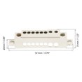 thumbnail image 2 of Unique Bargains Neutral Terminal Bar Screw Block Barrier Brass 8 Positions White, 2 of 5