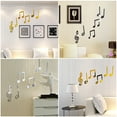 thumbnail image 4 of BNNG Music Signs Acrylic Mirror Wall Stickers,Music Note Wall Decor Removable Notation Band Decals Vinyl Mural Wallpaper DIY Home Decor for Classroom Living Room Bedroom Kids Studio Decoration, 4 of 6