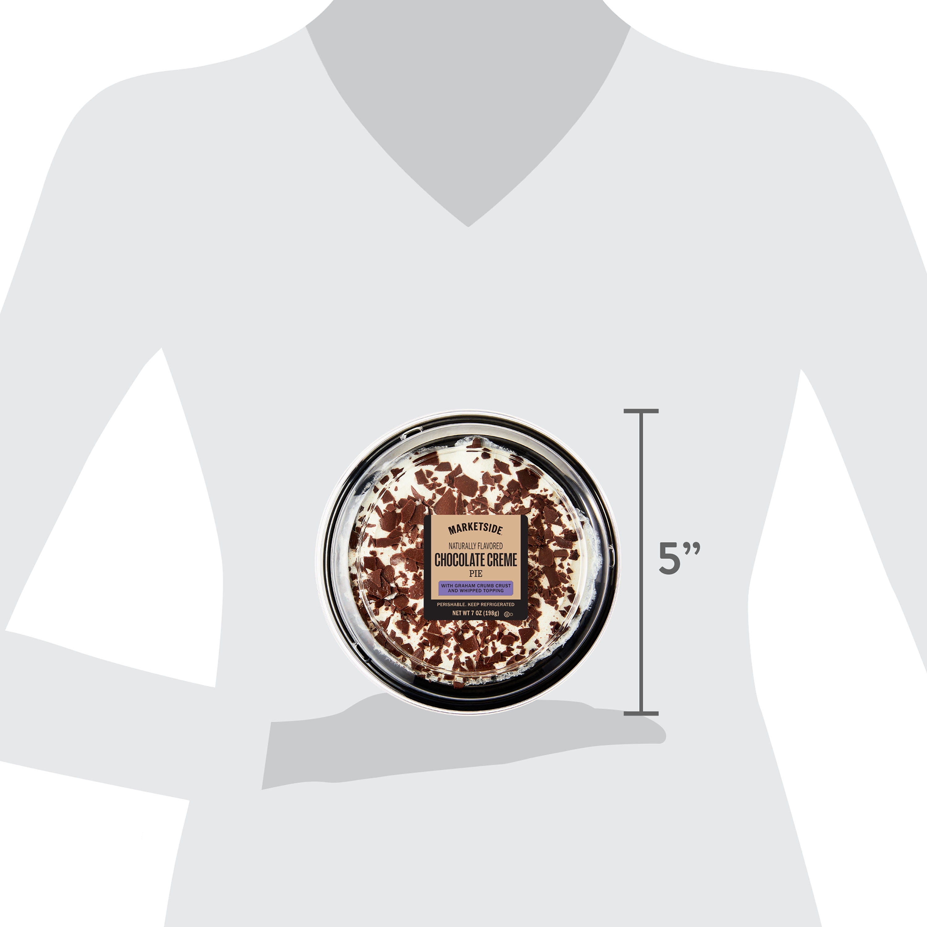 Marketside Mini Chocolate Creme Pie, Filled, 7 oz Plastic Cup (Refrigerated)
