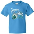 thumbnail image 3 of Inktastic Ovarian Cancer Awareness My Grandma is a Fighter Youth T-Shirt, 3 of 5