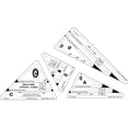 thumbnail image 2 of Marti Michell Starry Path Template Set-4/Pkg, 2 of 2