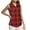 Red, variant on Kaemgyyd Women's Sleeveless Button down Shirts Casual Loose Dressy Blouses Fashion Plaid Collared Work Tank Tops