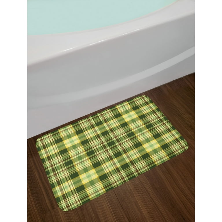 Olive Green Bath Mat