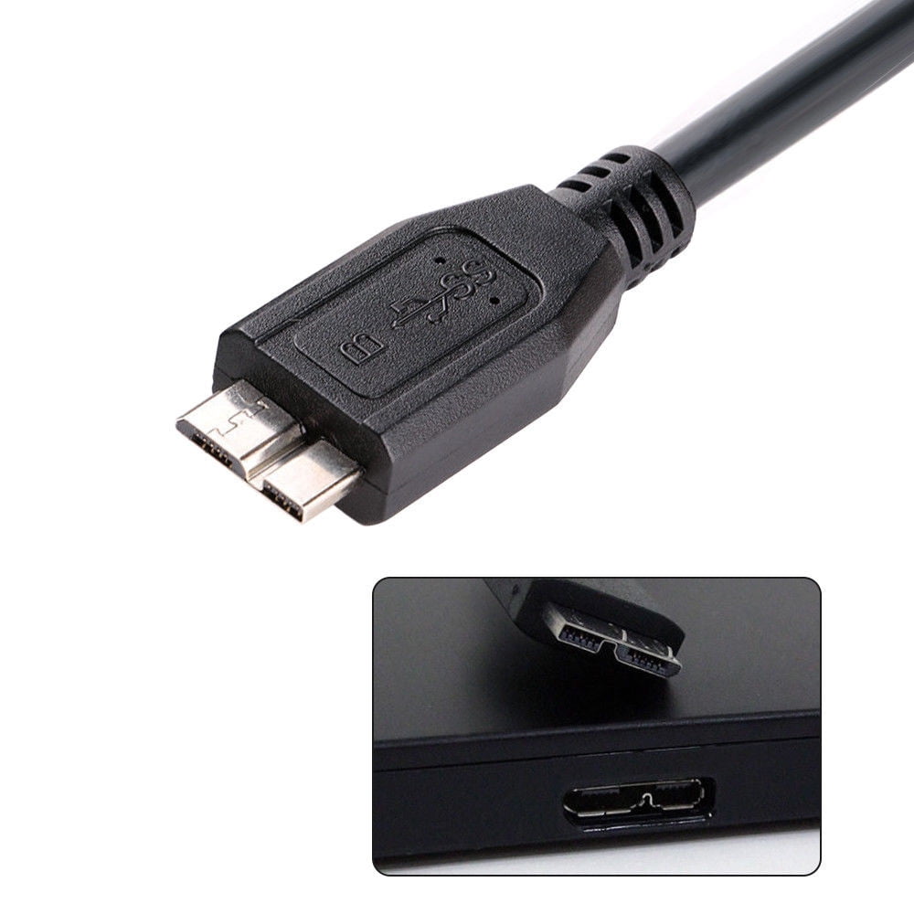High Speed Micro USB 3.0 to USB 3.0 Cable External Hard Drive Disk HDD 0.5M