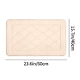 thumbnail image 3 of Fiudx Ofertas flash del día solo en línea La alfombra absorbente para el baño del hogar es lavable a máquina, suave, cómoda y absorbe rápidamente el agua, lo que garantiza una alfombra para el piso d, 3 of 6