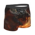 thumbnail image 3 of Daiia Fiery Dragon Of Chaos Men's Underwear Boxer Briefs, Cotton Stretch Moisture-Wicking Underwear-XX-Large, 3 of 9