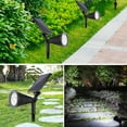 thumbnail image 6 of Outdoor Solar Powered Lawn Light 4LED Garden Yard Pathway Spotlight Lamp (White, 2W) Cccanaooolceie, 6 of 8