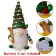 thumbnail image 5 of AlliLit 2024 muñeca navideña trineo elfo esquí Gnomo con luz Led adornos navideños para el hogar Navidad 2024 Año Nuevo 28cm, 5 of 5