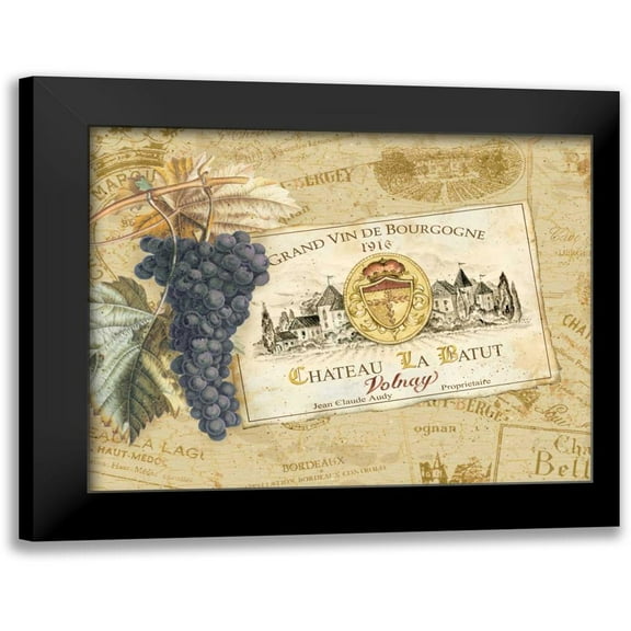 Gladding, Pamela 14x12 Black Modern Framed Museum Art Print Titled - Chateau La Batut