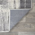 thumbnail image 3 of World Rug Gallery Contemporary Modern Abstract Black 2' x 7' Runner Rug, 3 of 5