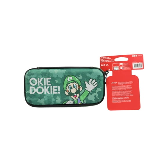 Nintendo Switch Slim Travel Case – Luigi Camo Edition