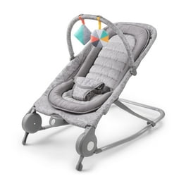 ANGELBLISS Newborn Comfort Bouncer Portable Travel Bounce Chair for Babies 0 9 Months Natural Vibrations Beige Walmart