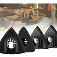thumbnail image 1 of Oscillating Tool Sanding Pad, Universal Fitment Offers Flexibility, Aluminium Oxide Abrasive For Extended Life, Detail Sanding In Hard-to-Reach Areas, Multitool Sandpaper Set, 1 of 5