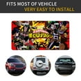 thumbnail image 6 of My Hero Academia License Plate Cover Aluminum Novelty Vanity Tag Protection License Plate Tag Sign Decorative For Various Car Truck Models, 6 of 8