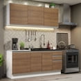thumbnail image 2 of Cocina Integral Madesa Glamy Con Tarja 180 Cm Marron Madesa Glamy, 2 of 10