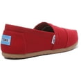 thumbnail image 3 of Toms Women's Classic Canvas Red Ankle-High Slip-On Shoes - 8.5M, 3 of 6