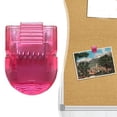 thumbnail image 2 of Fabric Partition Wall Clip,Cubicle Note Fixed Clip,Office Paper Organizer Clip,Compact Sturdy Partition Special Clip Has Strong Clamping force,It Can Firmly Fix Photos,Notes and Paper Files,Pink, 2 of 9